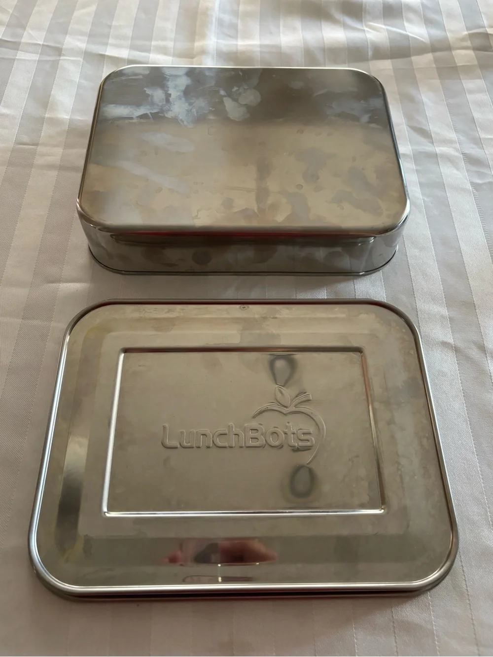 LunchBots Stainless Steel 5-Compartment Rectangular Food Storage Container
